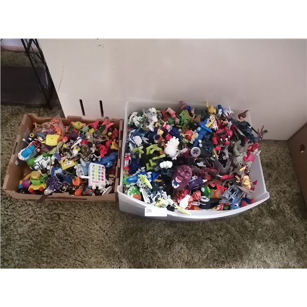 Large Collection of Action Figures and More!