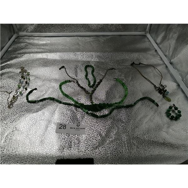 Women's Jade-Like Jewelry Collection