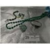 Image 2 : Assorted Green and Blue Coloured Jewelry