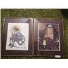 Image 1 : "Little Spooners" and "Marriage License" by Norman Rockwell - Framed Prints