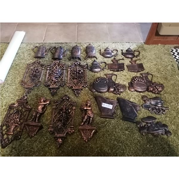 Bronze-Style Wall Decorations