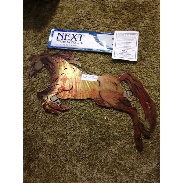 3D Metal Horse - Wall Art