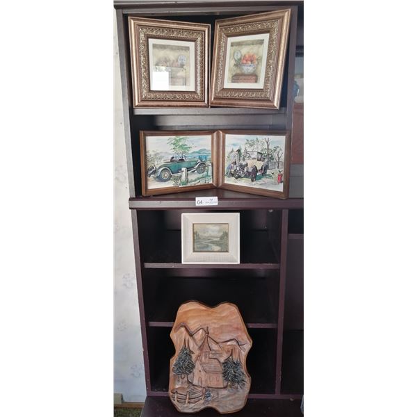 Wall Decoration with Assorted Artworks