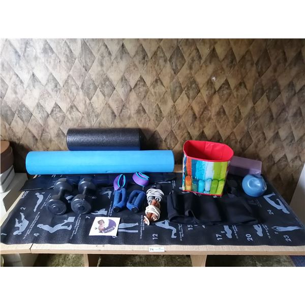 Assorted Fitness Equipment
