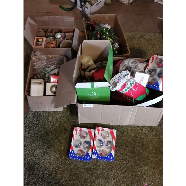 Assorted Christmas Decorations