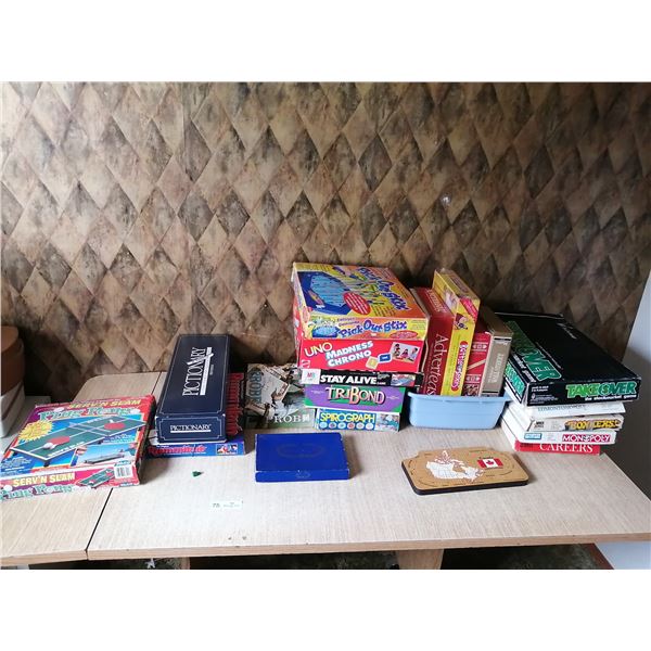 Large Assortment of Board Games