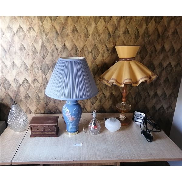 Assorted Lamps, Lampshades, and More!