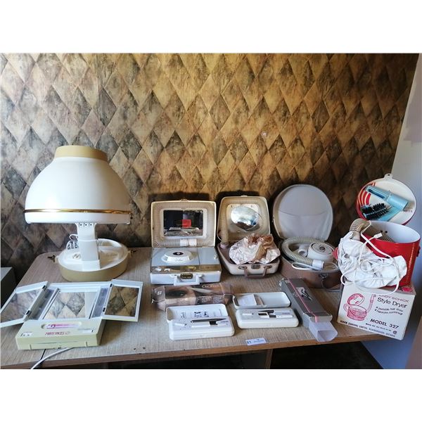 Assortment of Vintage Beauty Accessories