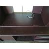 Image 3 : Dark Cherry Colored Wooden TV Cabinet