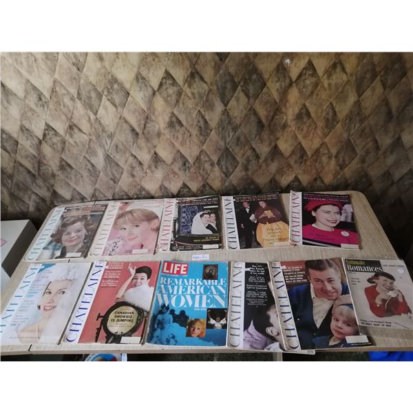Assortment of Chatelaine and Other Magazines