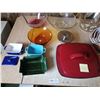 Image 6 : Assorted Glass and Ceramic Dishes - Includes Pyrex, Beautiful Glass Serving Bowls, and More!