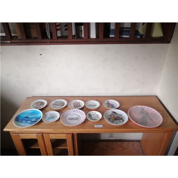 Assortment of Decorative Plates