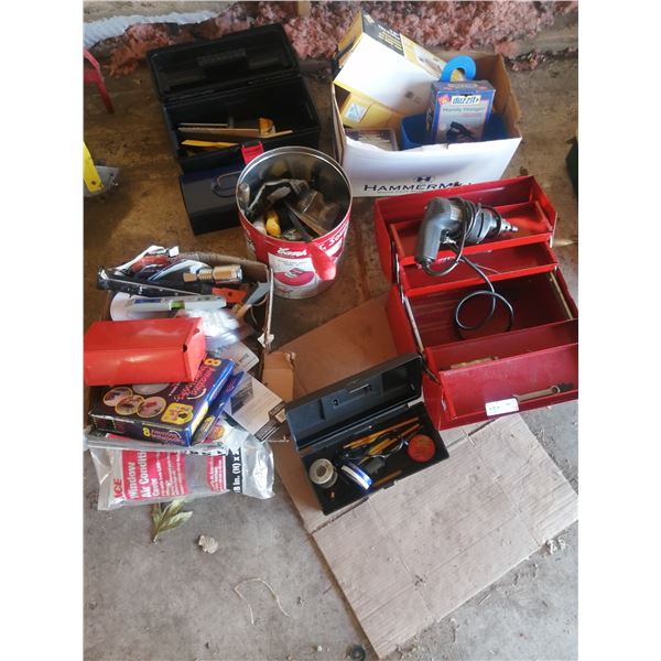 4 x Toolboxes, Soldering Iron, Assorted Shop Tools, and More!