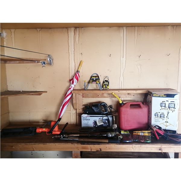 Black& Decker Belt Sander, Black& Decker 22-Inch Tree Trimmer, 1000W Halogen Work Light, and More!