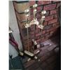 Image 3 : 2 x Brass-Look Fireplace Tool Sets