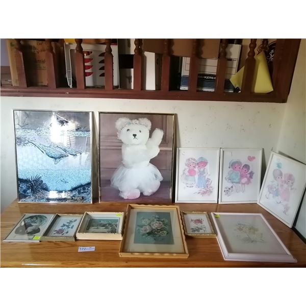 Assortment of Framed Artworks