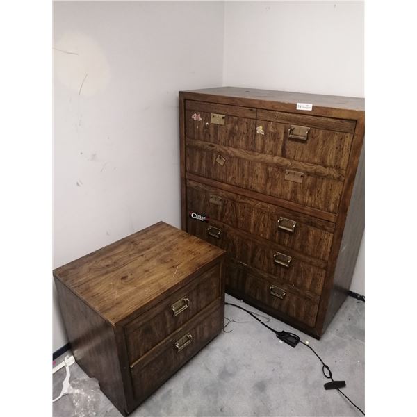 Drexel Highboy and Nightstand