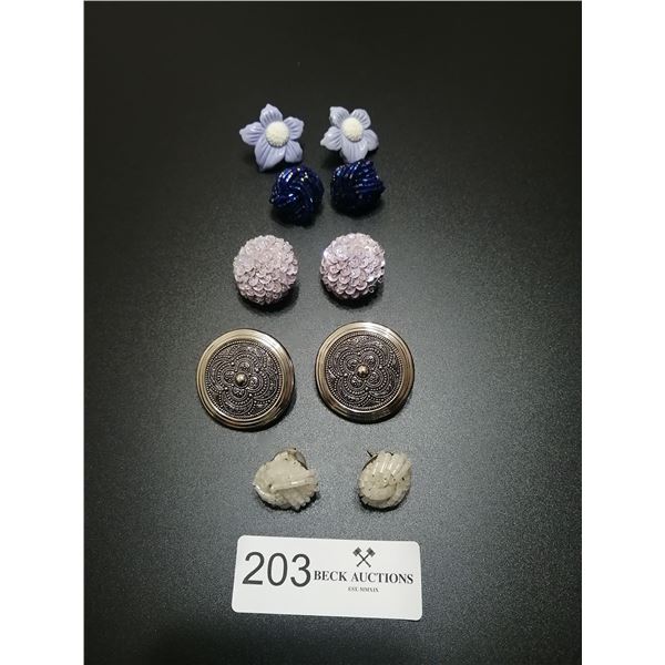 5 x Pairs of Beautiful Antique Earrings