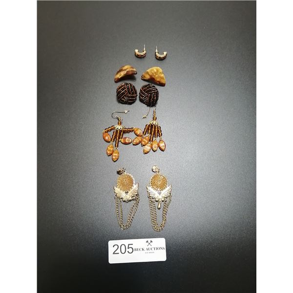 5 x Pairs of Beautiful Antique Earrings