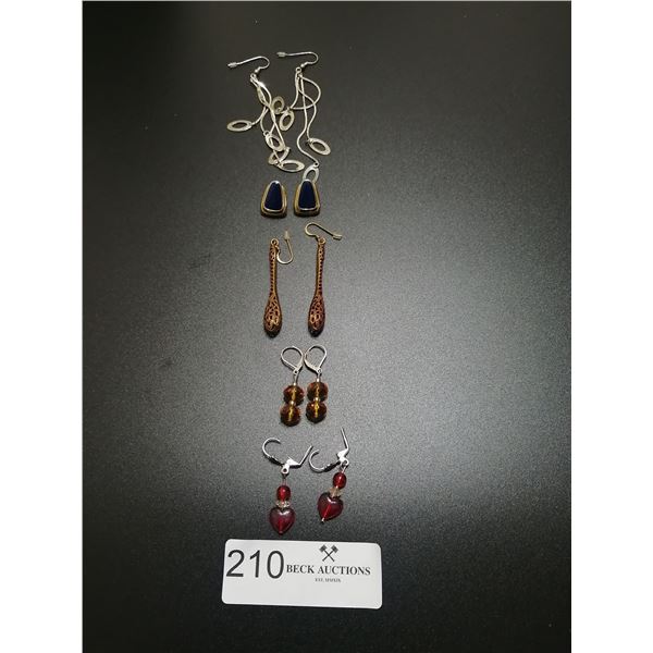 5 x Pairs of Beautiful Antique Earrings