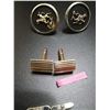 Image 5 : Assorted Vintage Men's Jewelry - Tie Clips, Money Clips, and Cuff Links