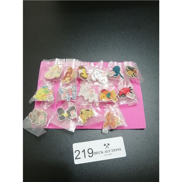 Ty Beanie Baby Collectible Lapel Pin Set from 2000 (15 of 16) - Unopened