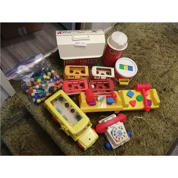 Vintage Fisher-Price Toys - Rare 1960's Wooden Little People, Play Family Farm Collectibles and More