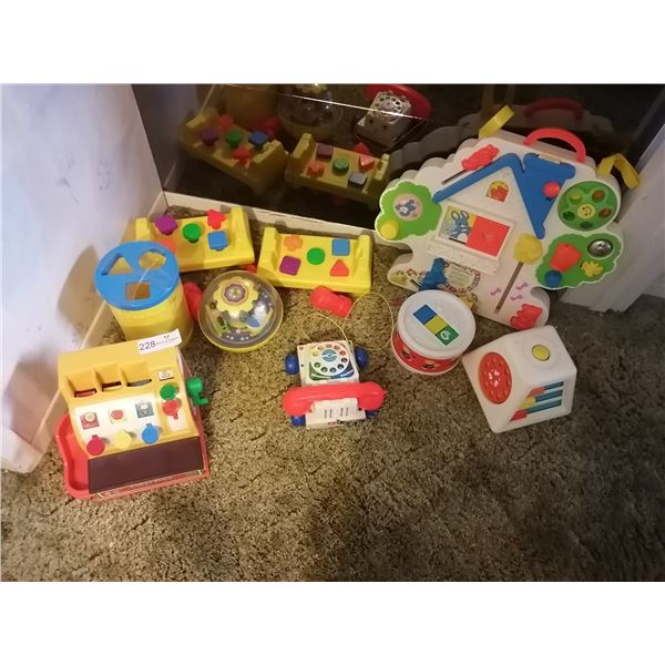 Vintage Fisher Price Toys from the 1960s-1980s