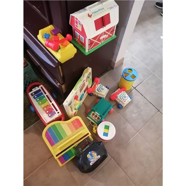 Vintage Fisher-Price Toys (1960s-80s) - Includes 1972 Little People Play Family Camper