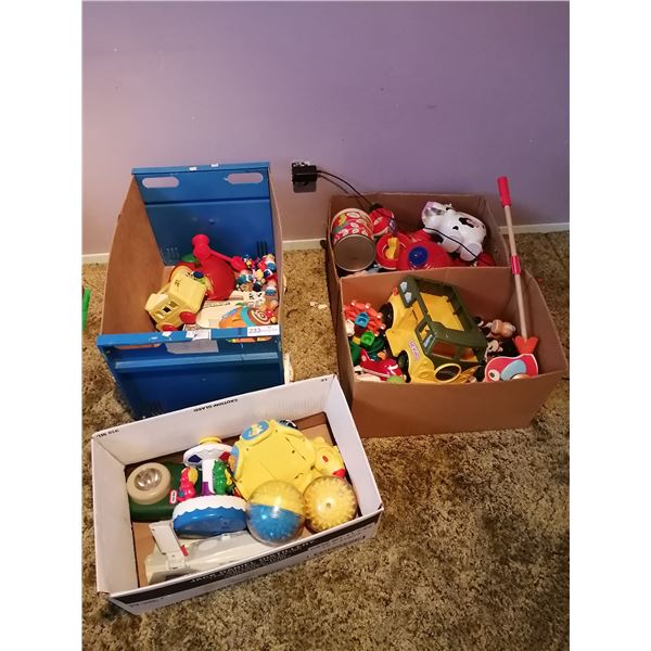 Assortment of Contemporary FisherPrice, Little Tikes, and Other Toys