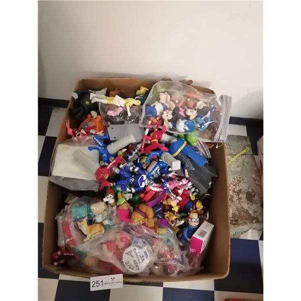 Large Assortment of Figurines - Includes Disney, Sesame Street, Power Rangers, and More!