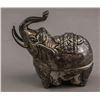 Image 2 : Indian Silvered Carved Elephant Box