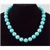 Image 1 : Chinese Turquoise Bead Necklace