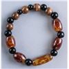 Image 2 : Lot of 3 Bracelets Wood and Agate