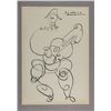Image 1 : Spanish Ink on Paper Musician Signed Picasso