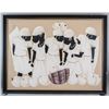 Image 2 : Contemporary Oil on Board Figures Painting Framed