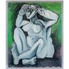 Image 2 : Spanish Oil on Canvas Signed Picasso 8.3.64