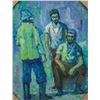 Image 1 : Israeli Oil on Canvas Portrait Signed Rodan