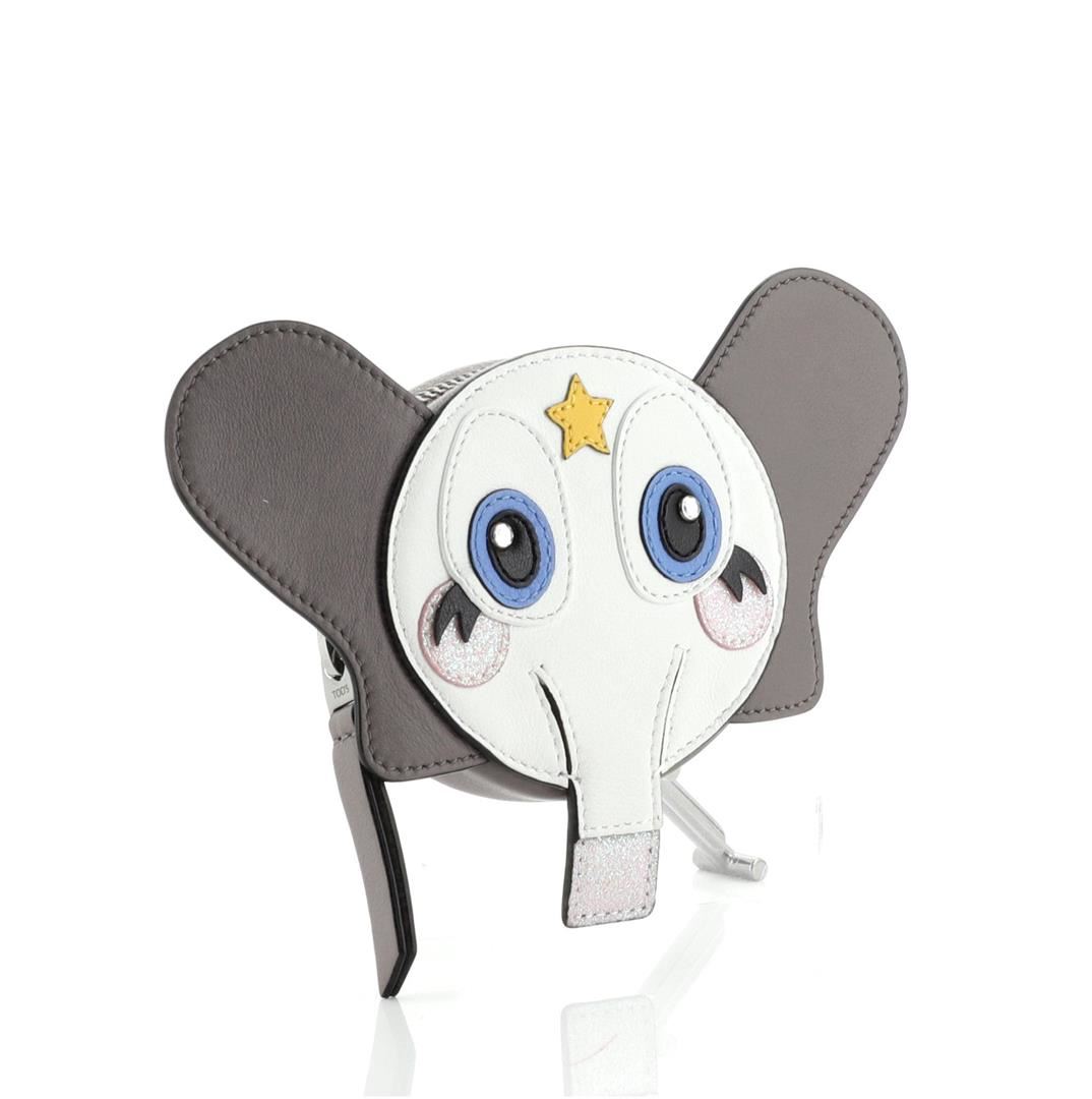 Tod s Circus Elephant Pouch Leather Gray Multicolor tod-s-circus-elephant-pouch-leather-gray-multicolor