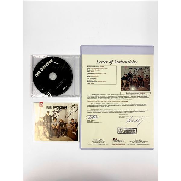 Autographeded One Direction JSA CD album
