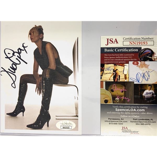 Autographed Dua Lipa JSA Offical Card