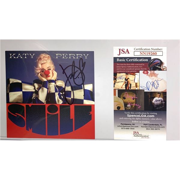 Autographed Katy Perry JSA Offical Cd Sleeve
