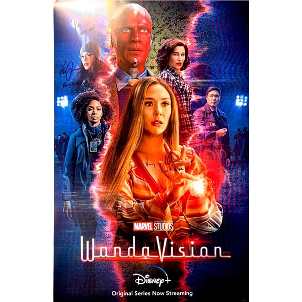 Autographed WandaVision Poster