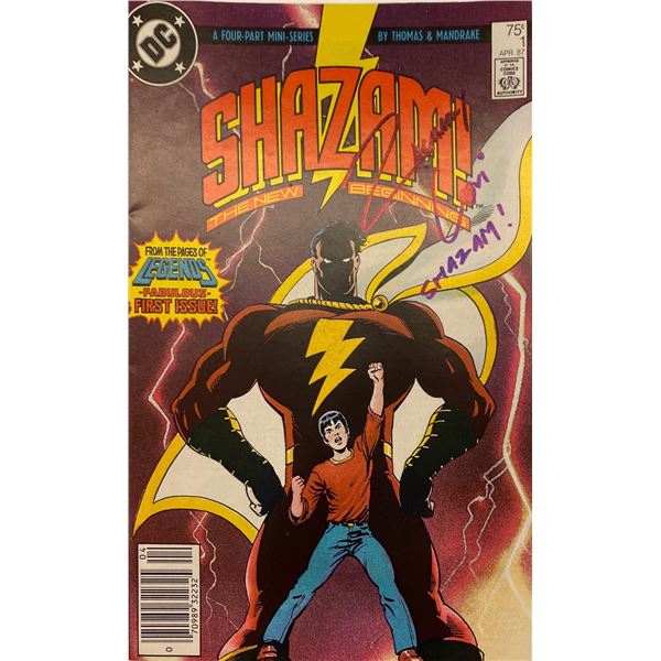 Autographed Shazam Comics