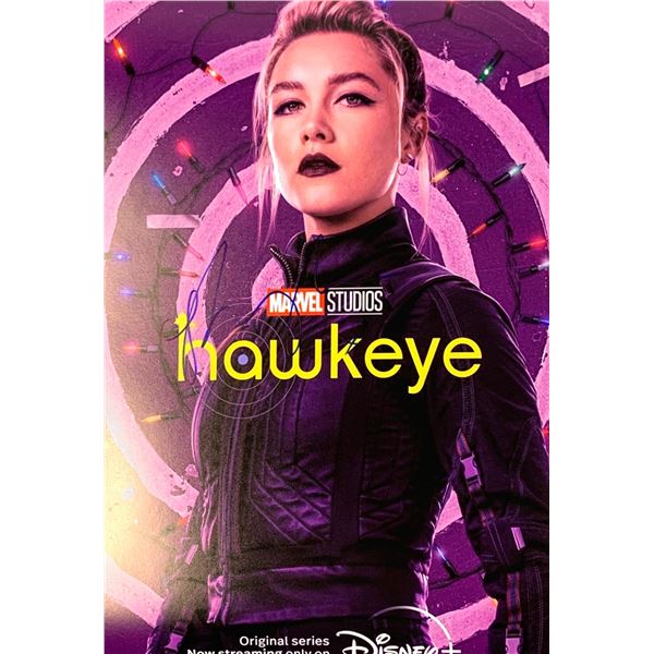 Autographed Hawkeye Poster