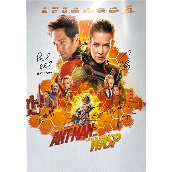 Autographed Antman Wasp Poster