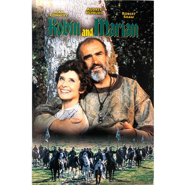 Autographed Robin and Marian Poster