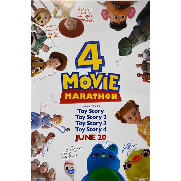 Autographed Toy Story 4 Tom Hanks Poster