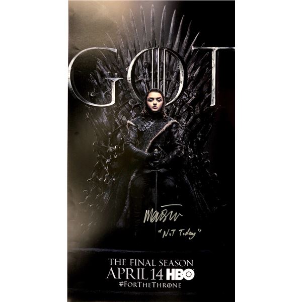 Autographed Game of Thrones Poster
