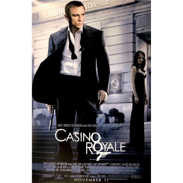 Daniel Craig Autographed James Bond 007 Poster